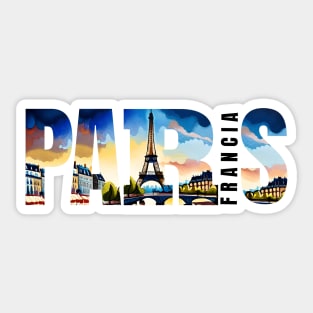 Paris Francia Sticker